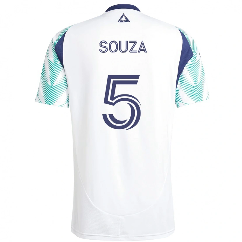 Danxen Hombre Camiseta Victor Souza #5 Azul Rojo 2ª Equipación 2025/26 La Camisa