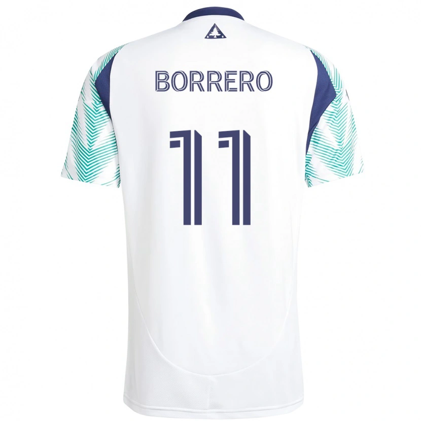 Danxen Hombre Camiseta Dylan Borrero #11 Azul Rojo 2ª Equipación 2025/26 La Camisa