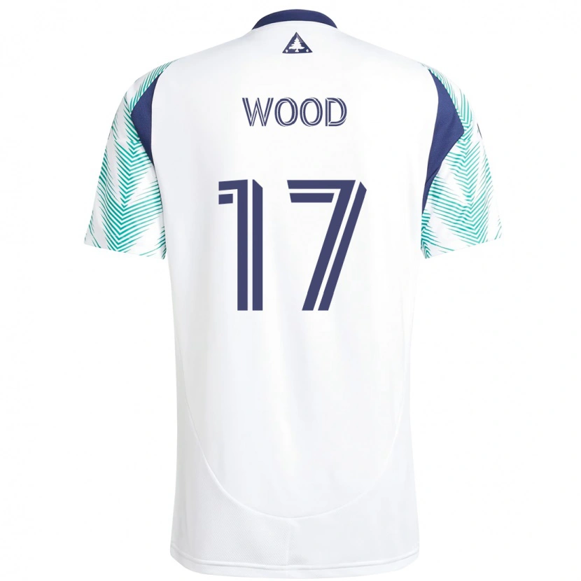 Danxen Hombre Camiseta Bobby Wood #17 Azul Rojo 2ª Equipación 2025/26 La Camisa