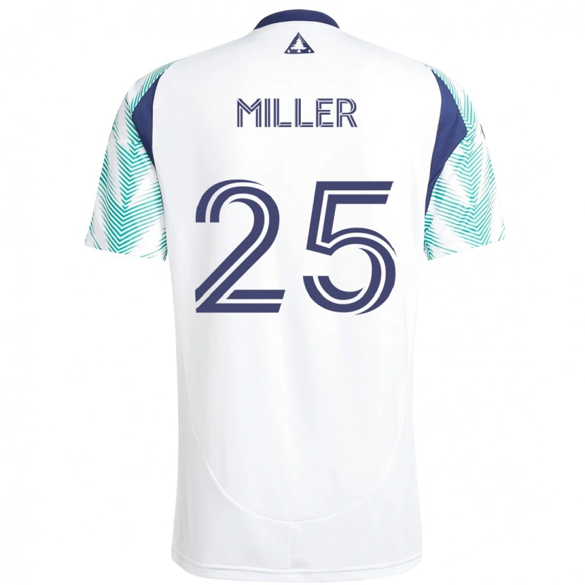 Danxen Hombre Camiseta Peyton Miller #25 Azul Rojo 2ª Equipación 2025/26 La Camisa