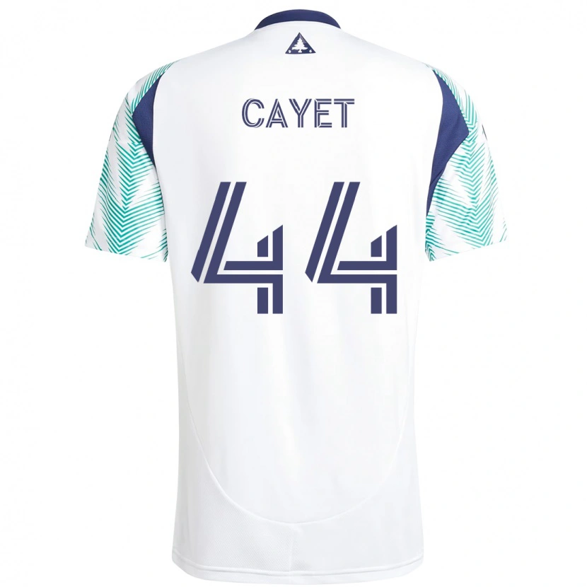 Danxen Hombre Camiseta Pierre Cayet #44 Azul Rojo 2ª Equipación 2025/26 La Camisa