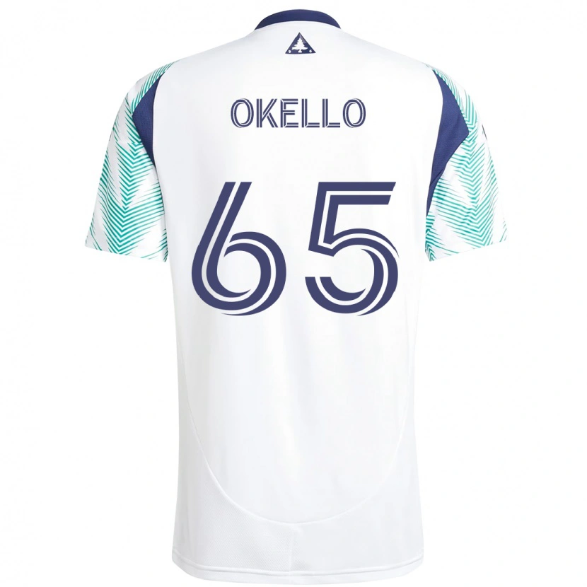 Danxen Hombre Camiseta Noble Okello #65 Azul Rojo 2ª Equipación 2025/26 La Camisa