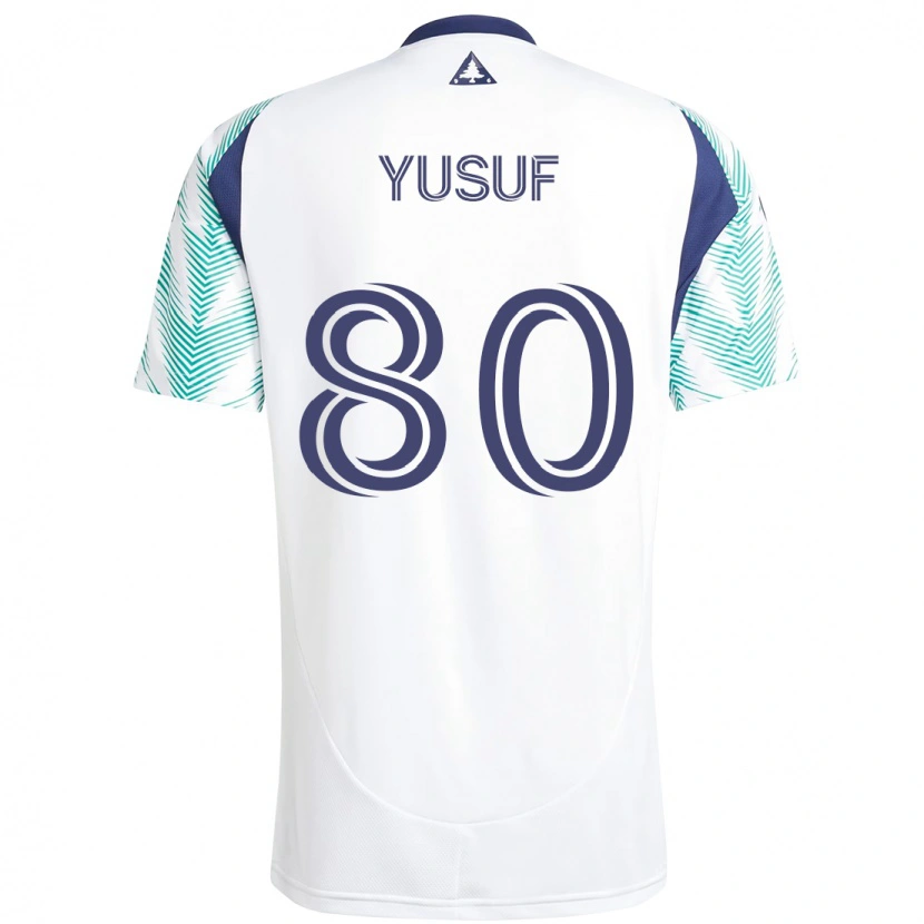 Danxen Hombre Camiseta Alhassan Yusuf #80 Azul Rojo 2ª Equipación 2025/26 La Camisa