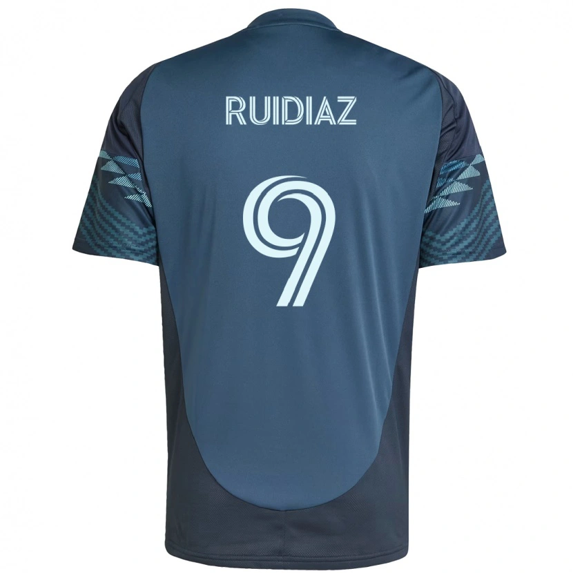 Danxen Hombre Camiseta Raúl Ruidíaz #9 Azul Claro 2ª Equipación 2025/26 La Camisa
