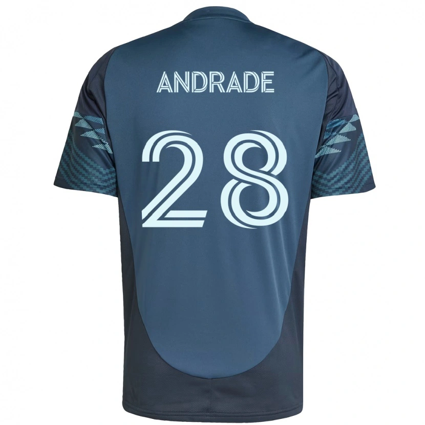 Danxen Hombre Camiseta Yeimar Gómez Andrade #28 Verde Blanco 2ª Equipación 2025/26 La Camisa