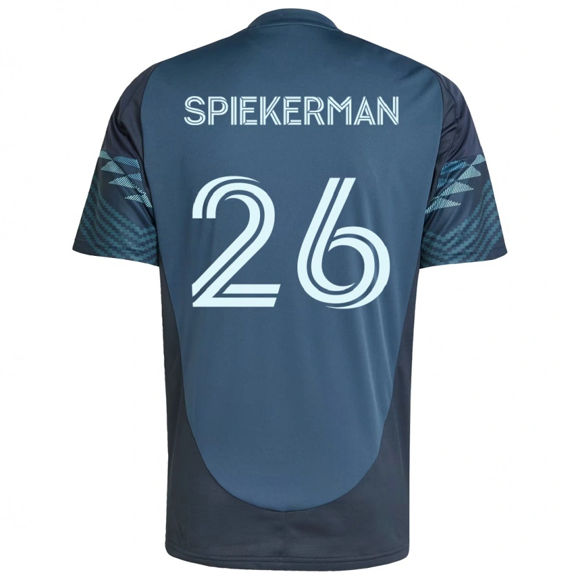 Danxen Hombre Camiseta Stephanie Spiekerman #26 Verde Blanco 2ª Equipación 2025/26 La Camisa
