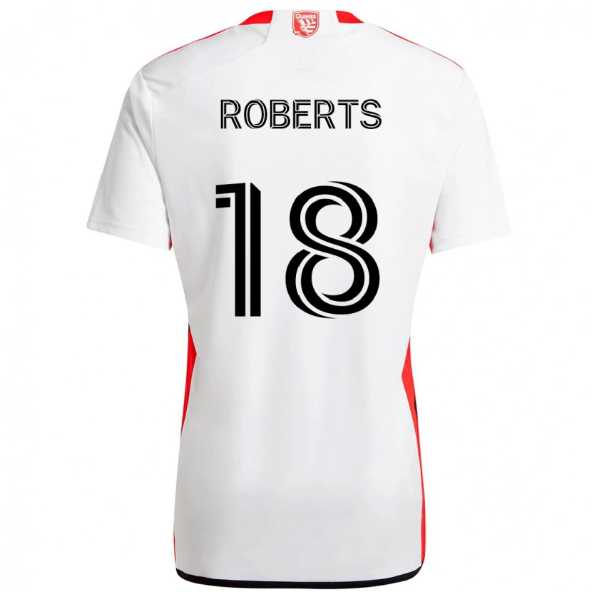 Danxen Hombre Camiseta Reid Roberts #18 Negro Azul Oscuro 2ª Equipación 2025/26 La Camisa