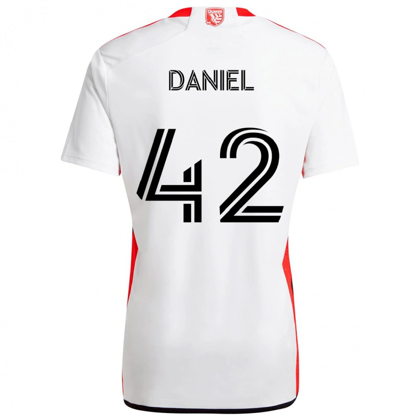 Danxen Hombre Camiseta Daniel #42 Negro Azul Oscuro 2ª Equipación 2025/26 La Camisa