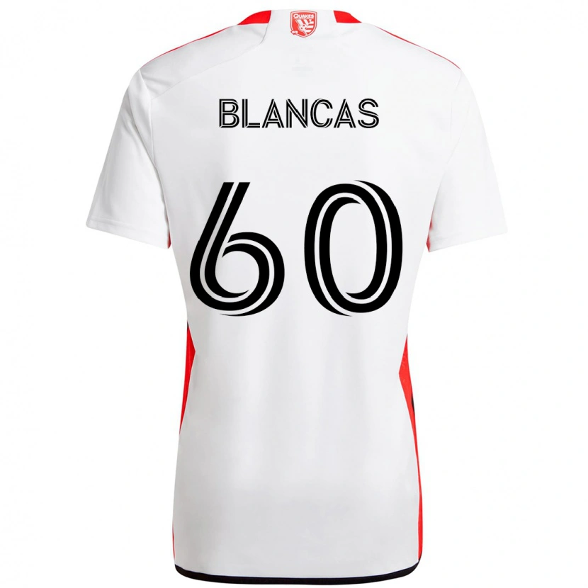 Danxen Hombre Camiseta Eduardo Blancas #60 Negro Azul Oscuro 2ª Equipación 2025/26 La Camisa
