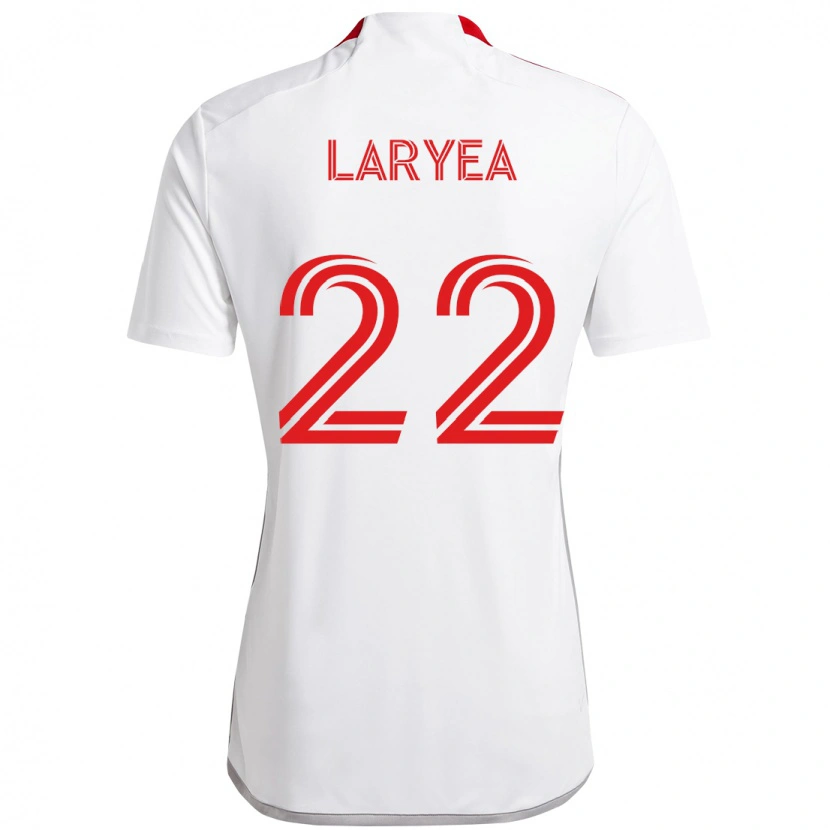 Danxen Hombre Camiseta Richie Laryea #22 Rojo Blanco 2ª Equipación 2025/26 La Camisa