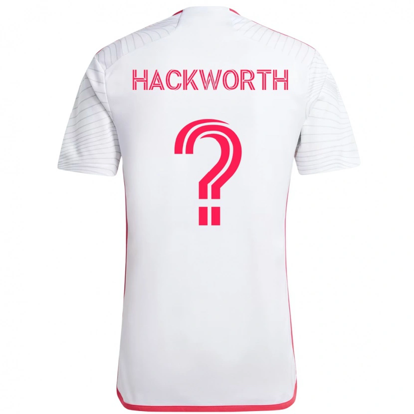 Danxen Hombre Camiseta Larsen Hackworth #0 Magenta Blanco 2ª Equipación 2025/26 La Camisa