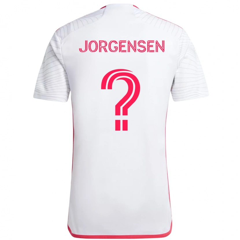 Danxen Hombre Camiseta Owen Jorgensen #0 Magenta Blanco 2ª Equipación 2025/26 La Camisa