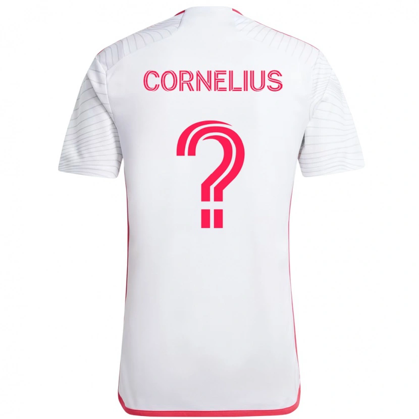 Danxen Hombre Camiseta Lorenzo Cornelius #0 Magenta Blanco 2ª Equipación 2025/26 La Camisa
