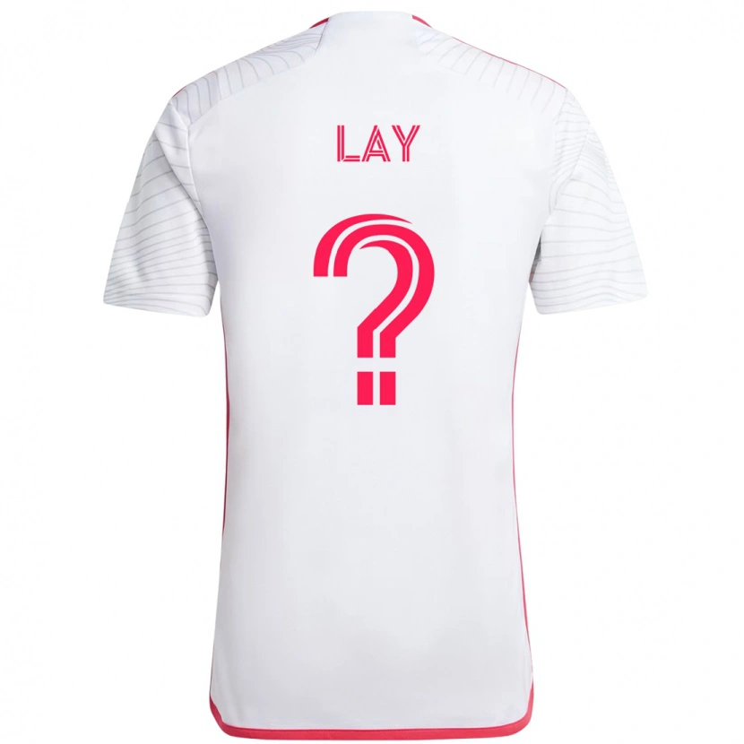 Danxen Hombre Camiseta Mikey Lay #0 Magenta Blanco 2ª Equipación 2025/26 La Camisa