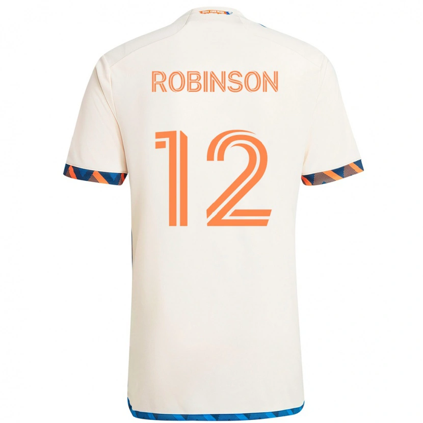 Danxen Hombre Camiseta Miles Robinson #12 Azul Oscuro Naranja 2ª Equipación 2025/26 La Camisa