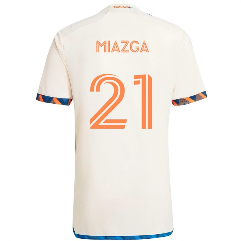 Danxen Hombre Camiseta Matt Miazga #21 Azul Oscuro Naranja 2ª Equipación 2025/26 La Camisa