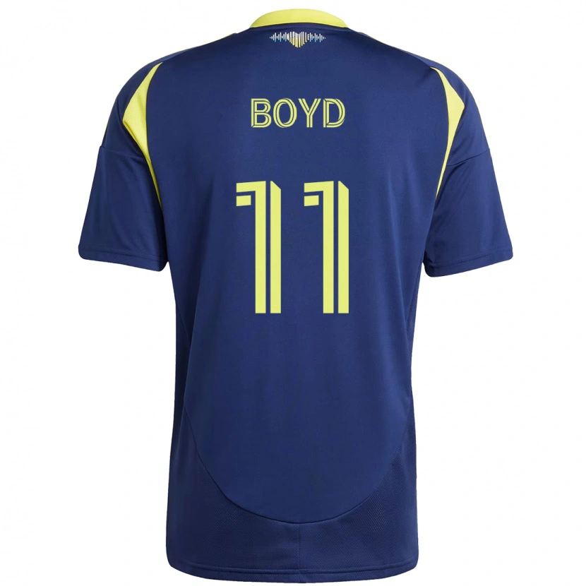 Danxen Hombre Camiseta Tyler Boyd #11 Amarillo Azul Marino 2ª Equipación 2025/26 La Camisa