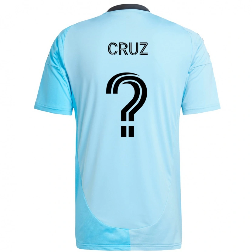 Danxen Hombre Camiseta Giovanny Cruz #0 Negro Azul 2ª Equipación 2025/26 La Camisa