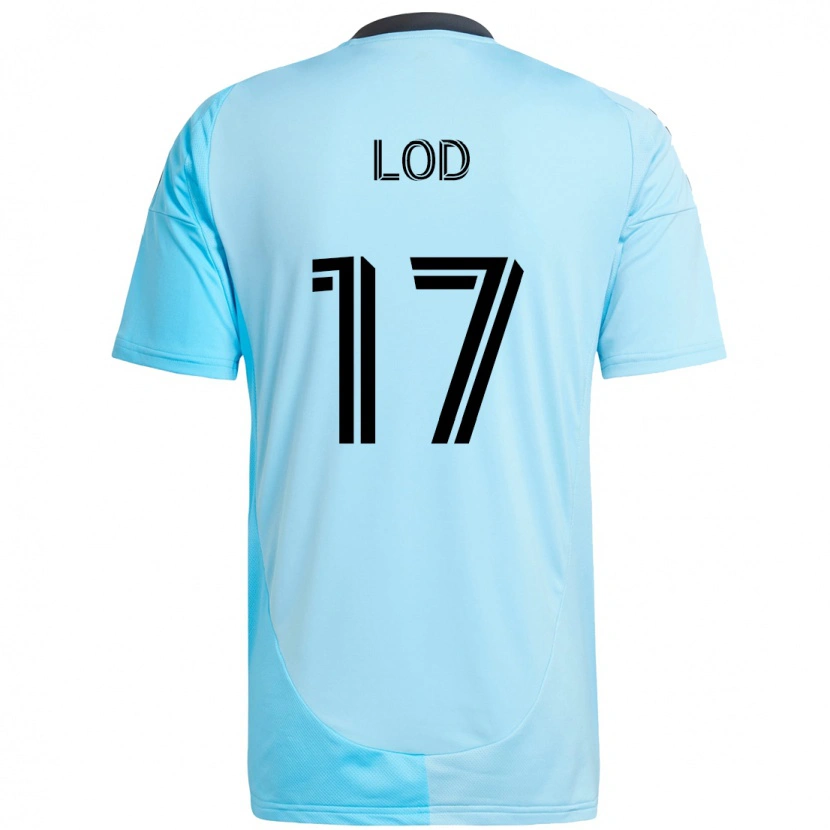 Danxen Hombre Camiseta Robin Lod #17 Negro Azul 2ª Equipación 2025/26 La Camisa