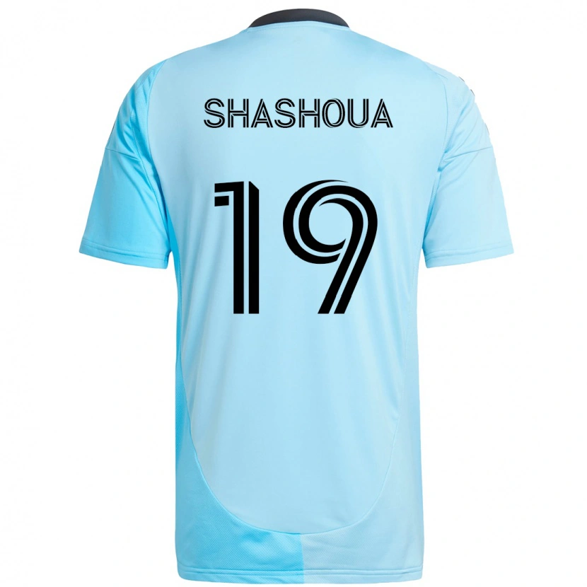 Danxen Hombre Camiseta Sam Shashoua #19 Negro Azul 2ª Equipación 2025/26 La Camisa