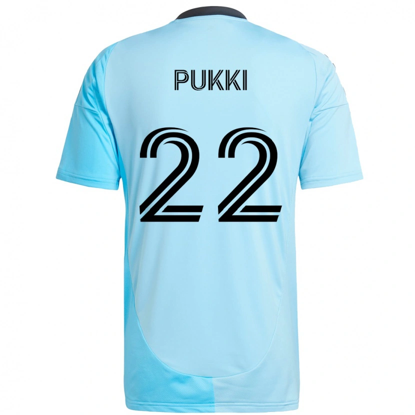 Danxen Hombre Camiseta Teemu Pukki #22 Negro Azul 2ª Equipación 2025/26 La Camisa