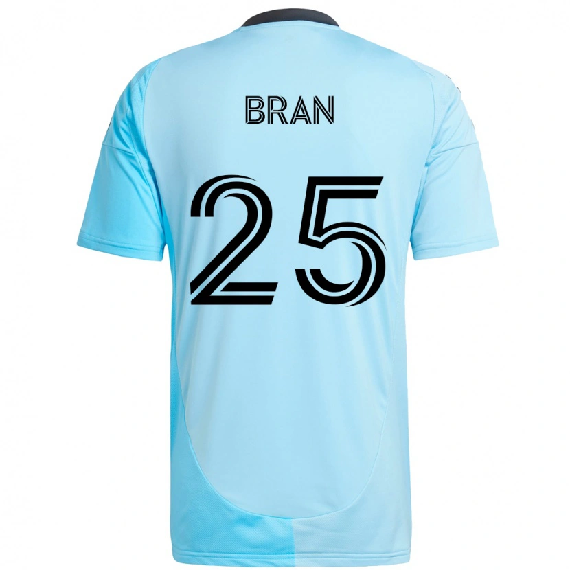 Danxen Hombre Camiseta Alejandro Bran #25 Negro Azul 2ª Equipación 2025/26 La Camisa