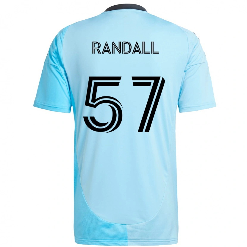 Danxen Hombre Camiseta Darius Randell #57 Negro Azul 2ª Equipación 2025/26 La Camisa