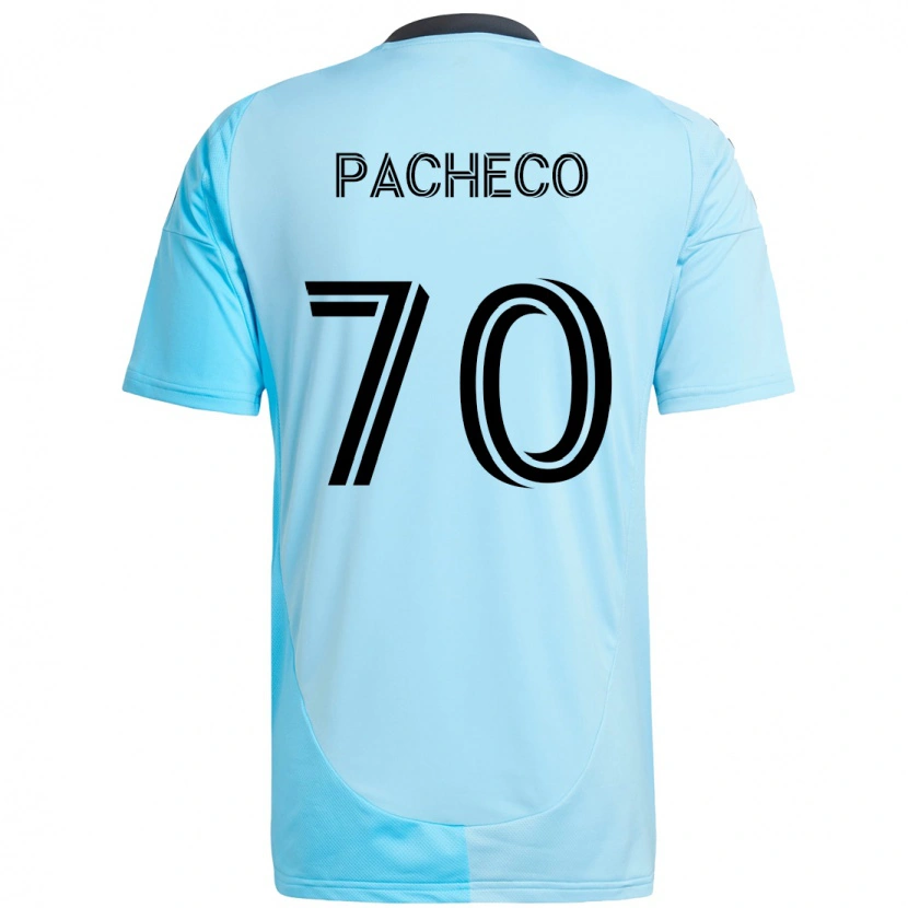 Danxen Hombre Camiseta Diogo Pacheco #70 Negro Azul 2ª Equipación 2025/26 La Camisa