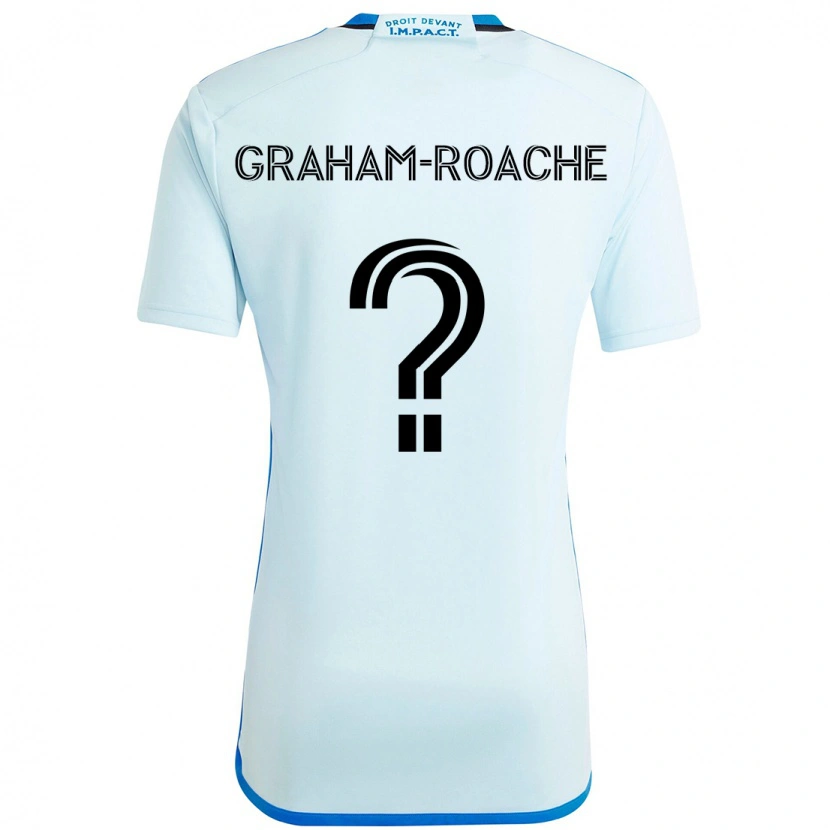 Danxen Hombre Camiseta Owen Graham-Roache #0 Azul Celeste Azul Oscuro 2ª Equipación 2025/26 La Camisa