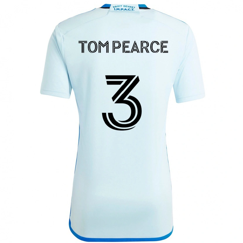Danxen Hombre Camiseta Tom Pearce #3 Azul Celeste Azul Oscuro 2ª Equipación 2025/26 La Camisa