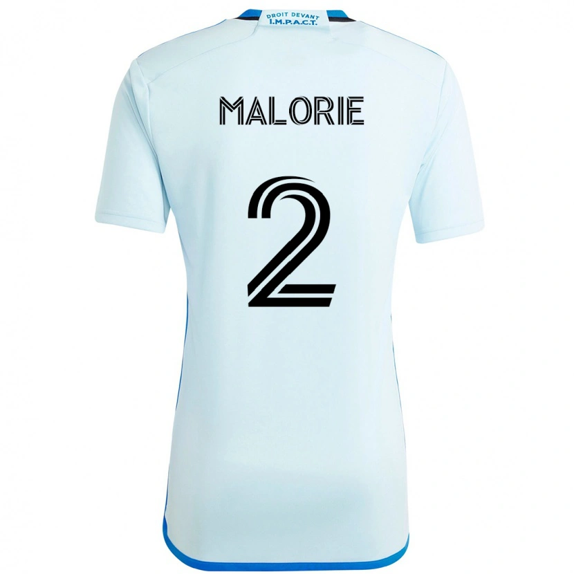 Danxen Hombre Camiseta Tremblay Malorie #2 Azul Celeste Azul Oscuro 2ª Equipación 2025/26 La Camisa