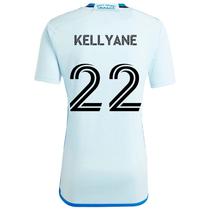 Danxen Hombre Camiseta Dumas Kellyane #22 Azul Celeste Azul Oscuro 2ª Equipación 2025/26 La Camisa