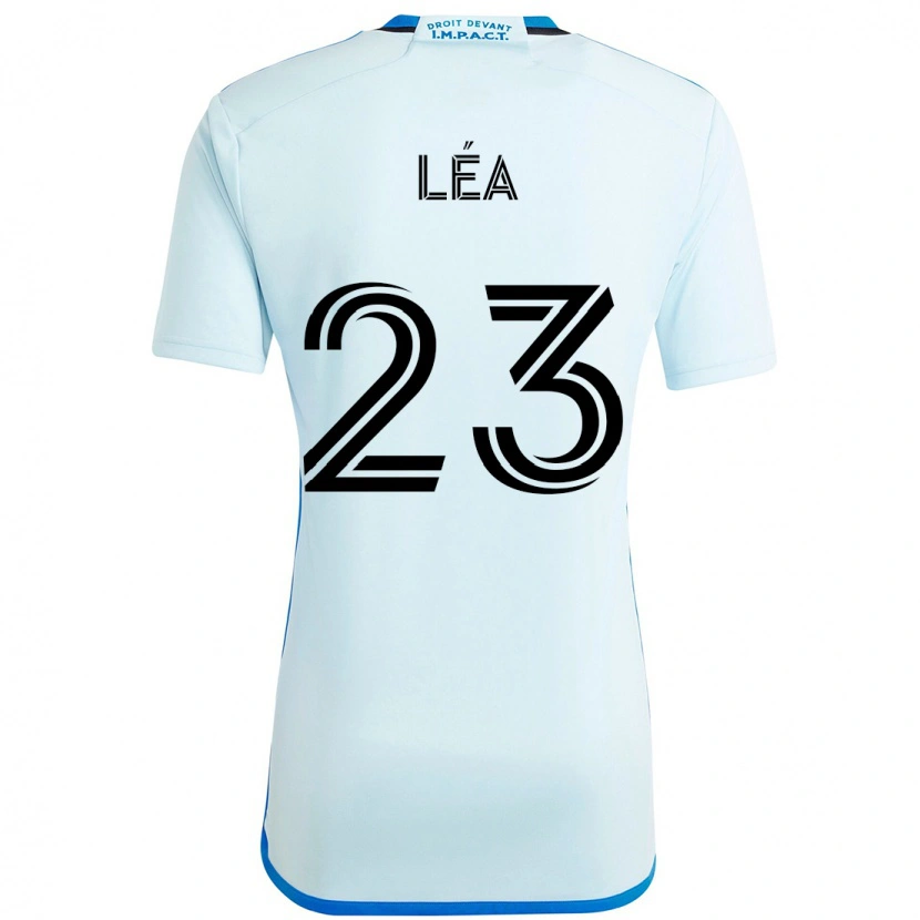 Danxen Hombre Camiseta Jacques Léa #23 Azul Celeste Azul Oscuro 2ª Equipación 2025/26 La Camisa