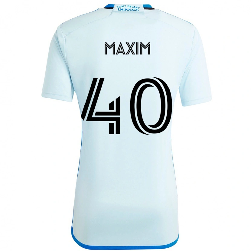 Danxen Hombre Camiseta Ellyson Maxim #40 Azul Celeste Azul Oscuro 2ª Equipación 2025/26 La Camisa