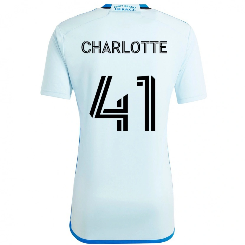 Danxen Hombre Camiseta Baptista Charlotte #41 Azul Celeste Azul Oscuro 2ª Equipación 2025/26 La Camisa
