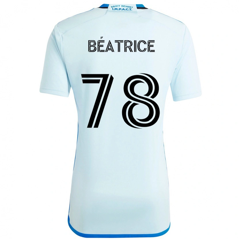 Danxen Hombre Camiseta Forcier Béatrice #78 Azul Celeste Azul Oscuro 2ª Equipación 2025/26 La Camisa