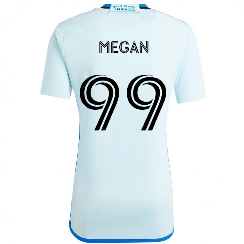 Danxen Hombre Camiseta Lemieux Megan #99 Azul Celeste Azul Oscuro 2ª Equipación 2025/26 La Camisa