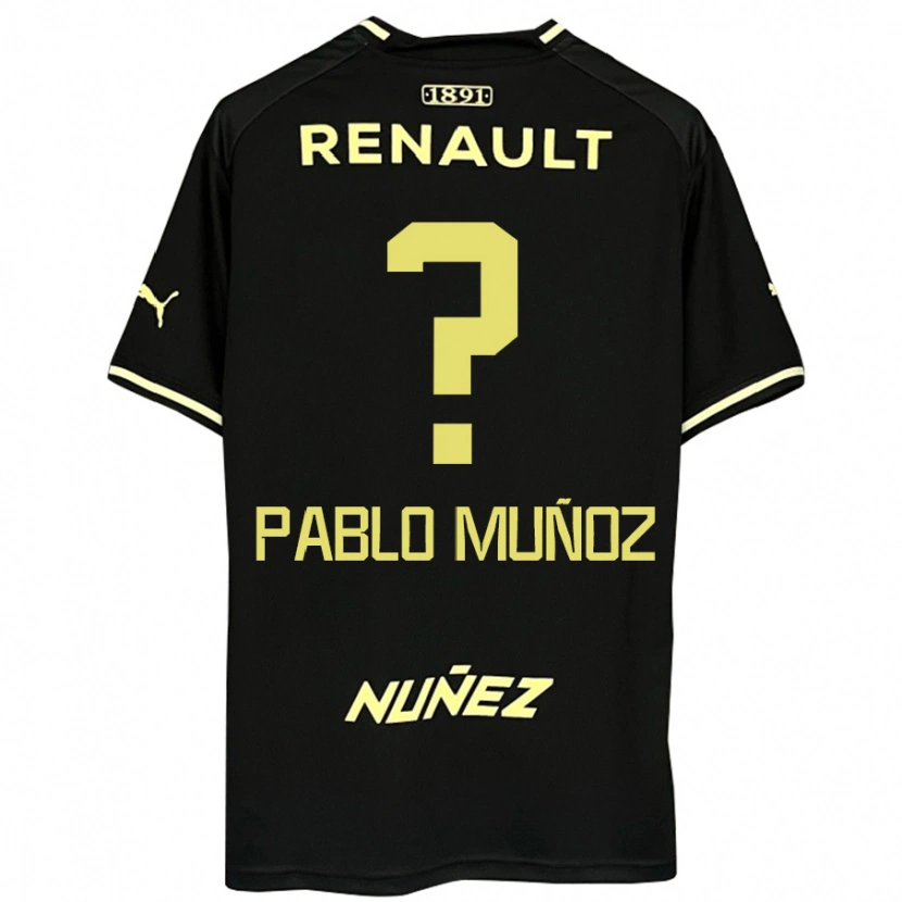 Danxen Hombre Camiseta Juan Pablo Muñoz #0 Amarillo Negro 2ª Equipación 2025/26 La Camisa