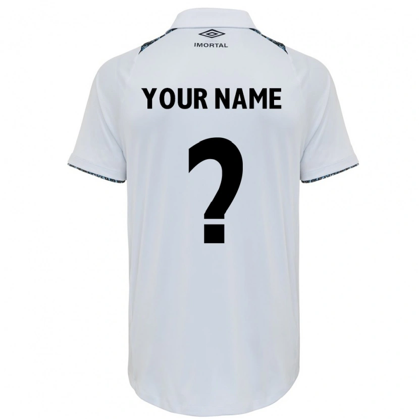 Danxen Hombre Camiseta Su Nombre #0 Azul Negro Blanco 2ª Equipación 2025/26 La Camisa