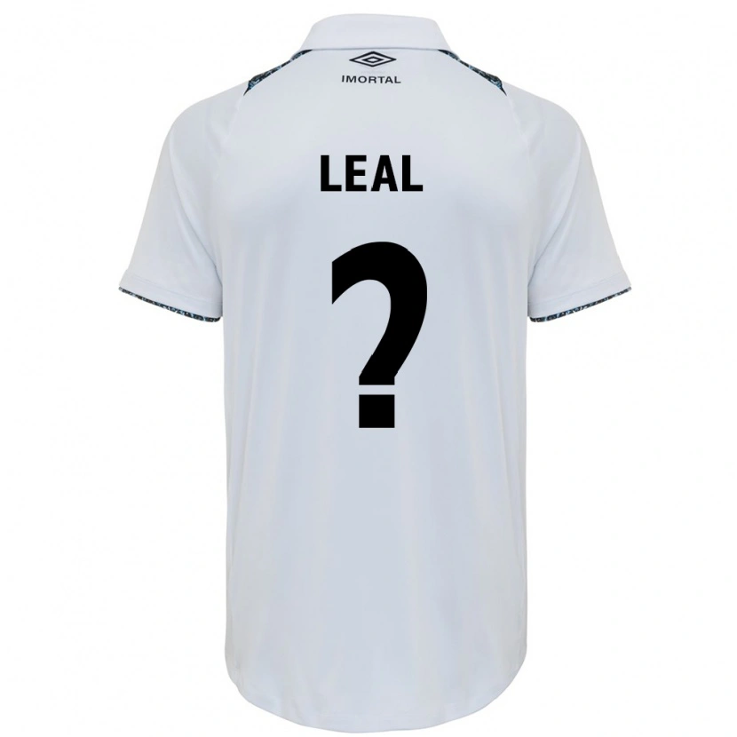 Danxen Hombre Camiseta Guilherme Leal #0 Blanco Azul 2ª Equipación 2025/26 La Camisa