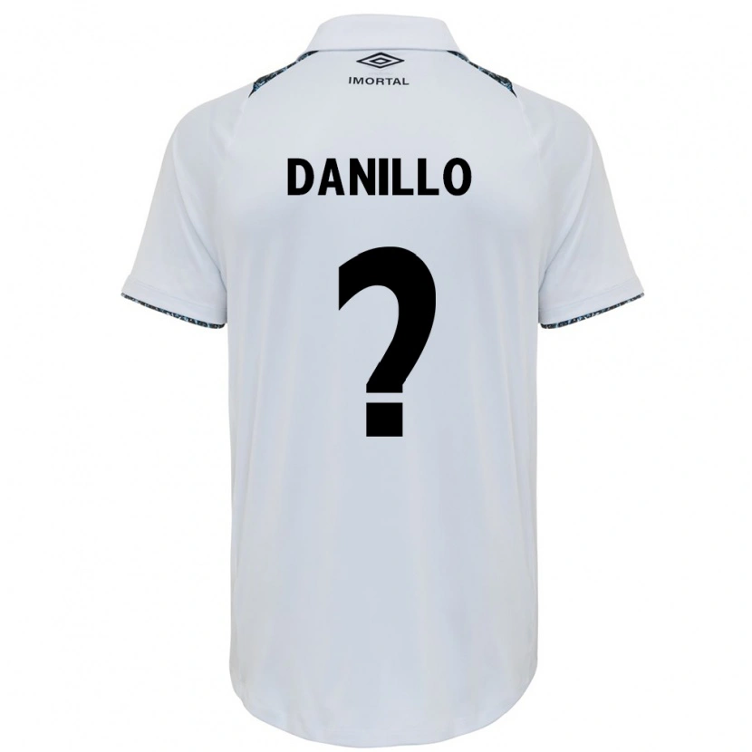 Danxen Hombre Camiseta Danillo #0 Azul Negro Blanco 2ª Equipación 2025/26 La Camisa