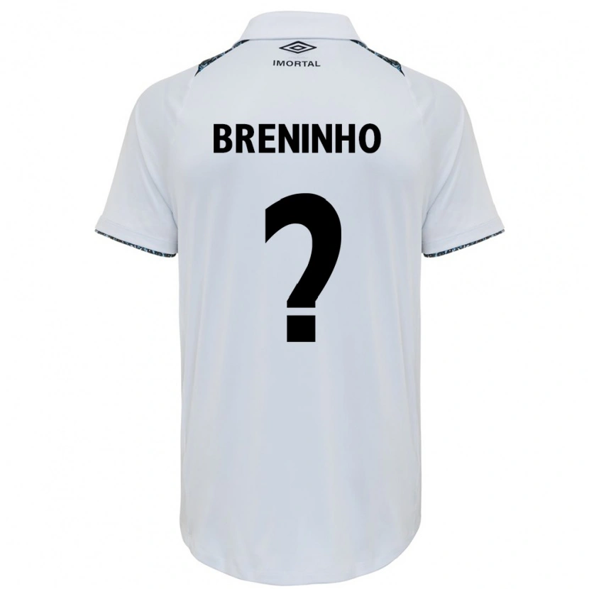 Danxen Hombre Camiseta Breninho #0 Azul Negro Blanco 2ª Equipación 2025/26 La Camisa
