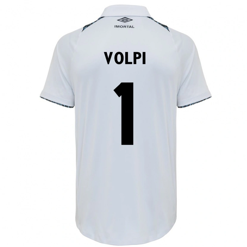 Danxen Hombre Camiseta Tiago Volpi #1 Azul Negro Blanco 2ª Equipación 2025/26 La Camisa