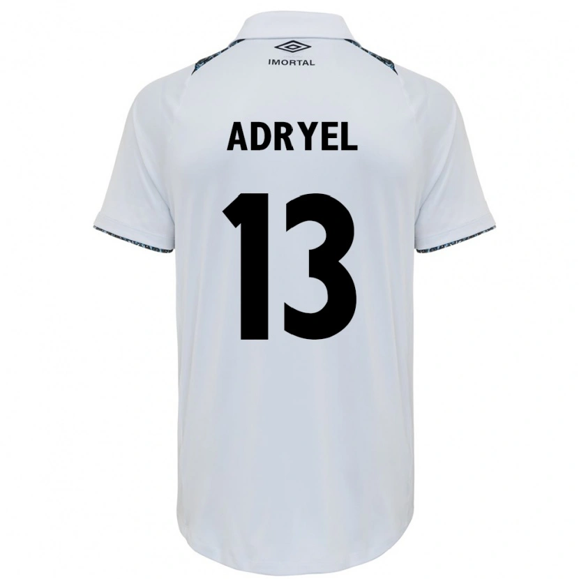 Danxen Hombre Camiseta Adryel #13 Azul Negro Blanco 2ª Equipación 2025/26 La Camisa