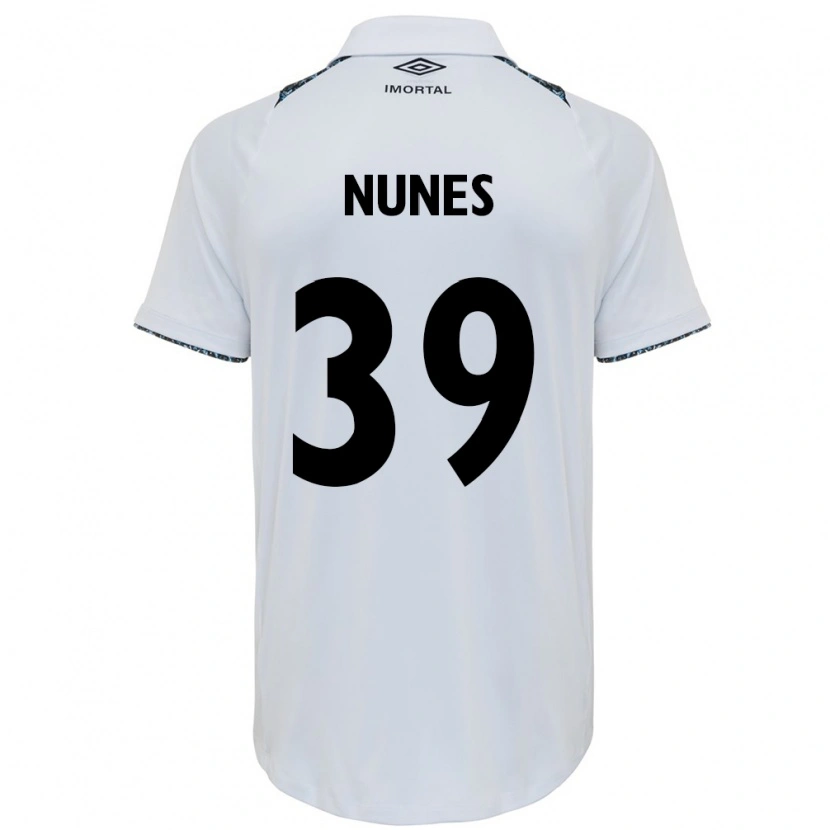 Danxen Hombre Camiseta Gustavo Gomes #39 Azul Negro Blanco 2ª Equipación 2025/26 La Camisa