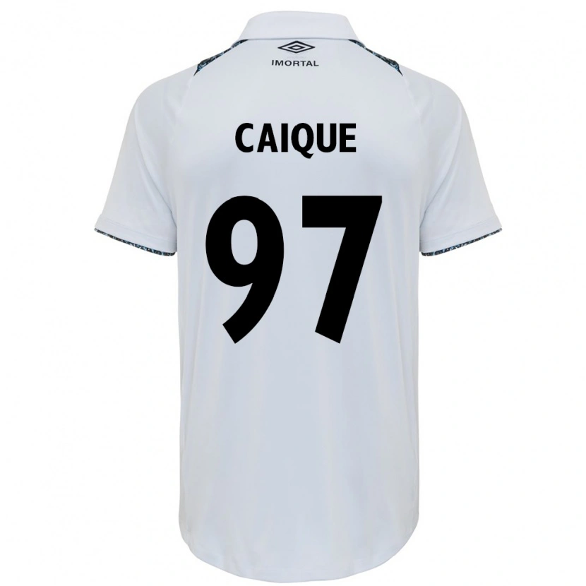 Danxen Hombre Camiseta Caíque #97 Azul Negro Blanco 2ª Equipación 2025/26 La Camisa