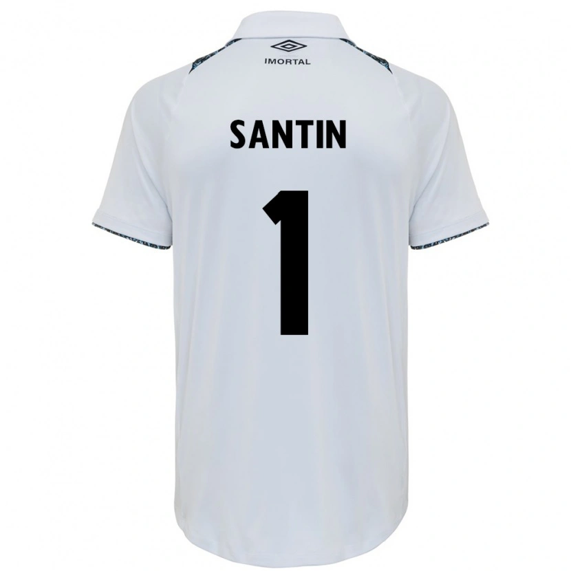 Danxen Hombre Camiseta Duda Santin #1 Azul Negro Blanco 2ª Equipación 2025/26 La Camisa