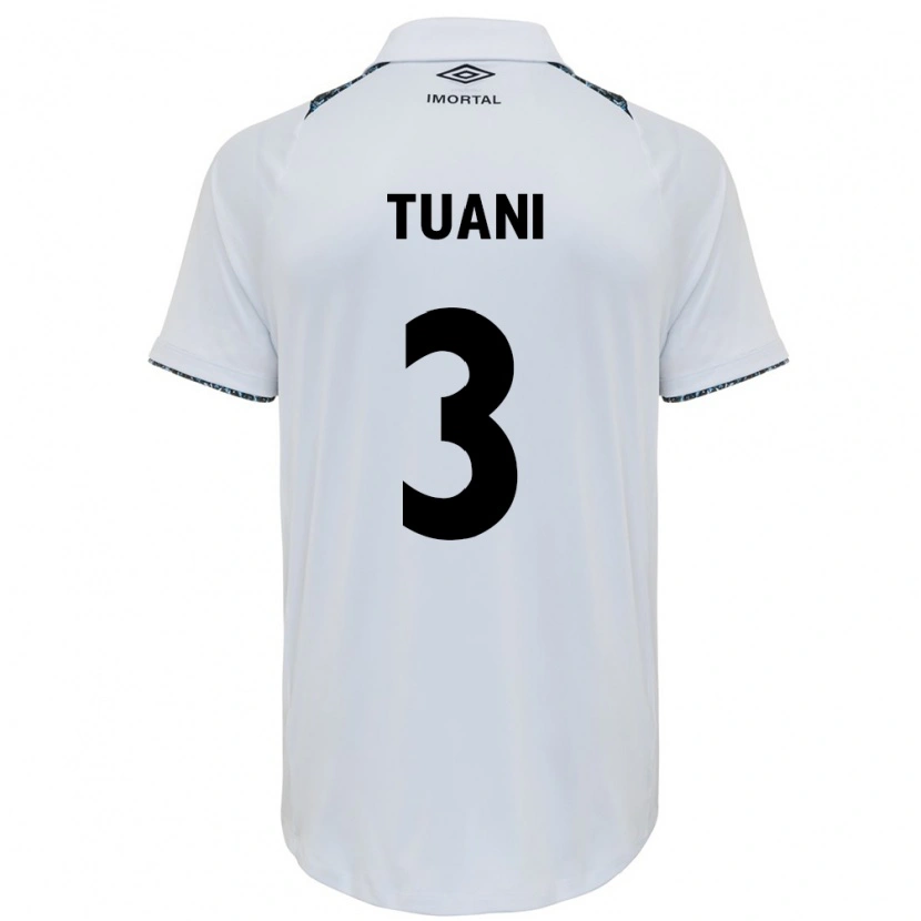 Danxen Hombre Camiseta Tuani #3 Azul Negro Blanco 2ª Equipación 2025/26 La Camisa