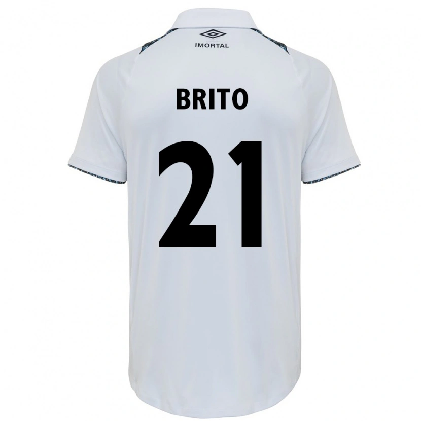 Danxen Hombre Camiseta Brito #21 Azul Negro Blanco 2ª Equipación 2025/26 La Camisa