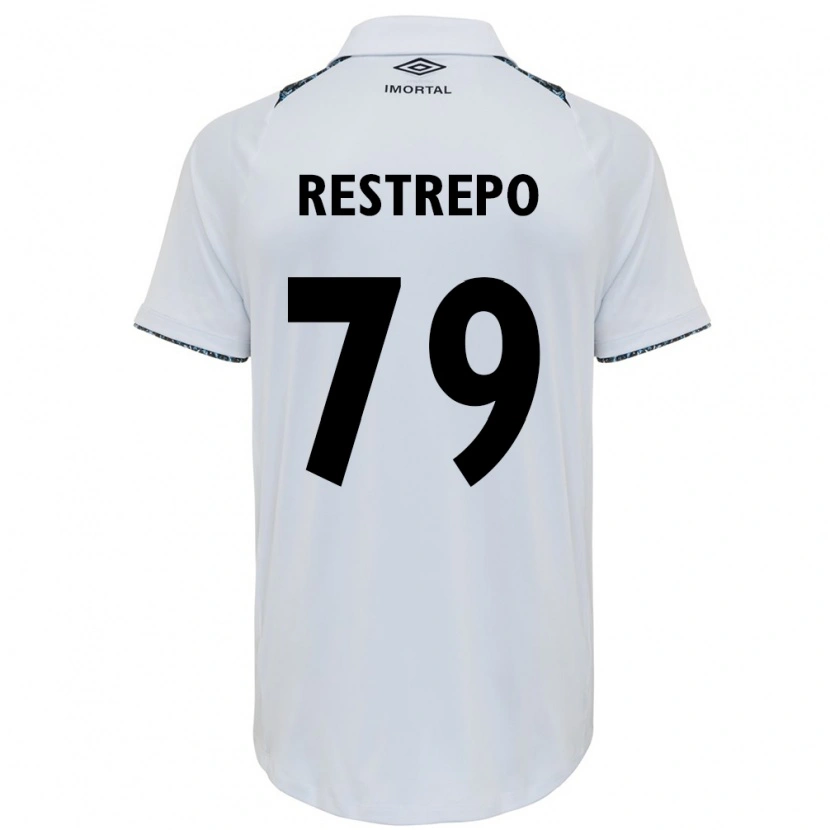Danxen Hombre Camiseta Kelly Restrepo #79 Azul Negro Blanco 2ª Equipación 2025/26 La Camisa